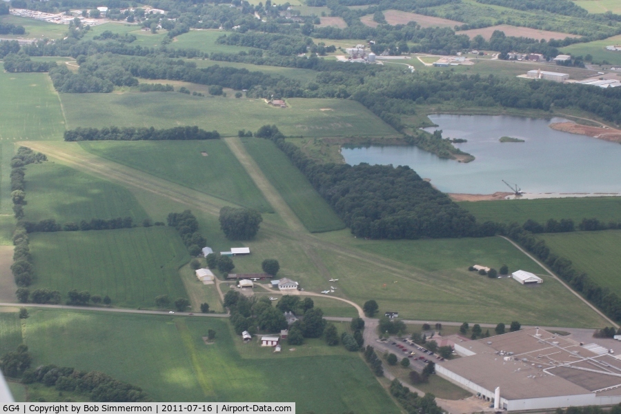 Wynkoop Airport (6G4) - Looking west from 2500'