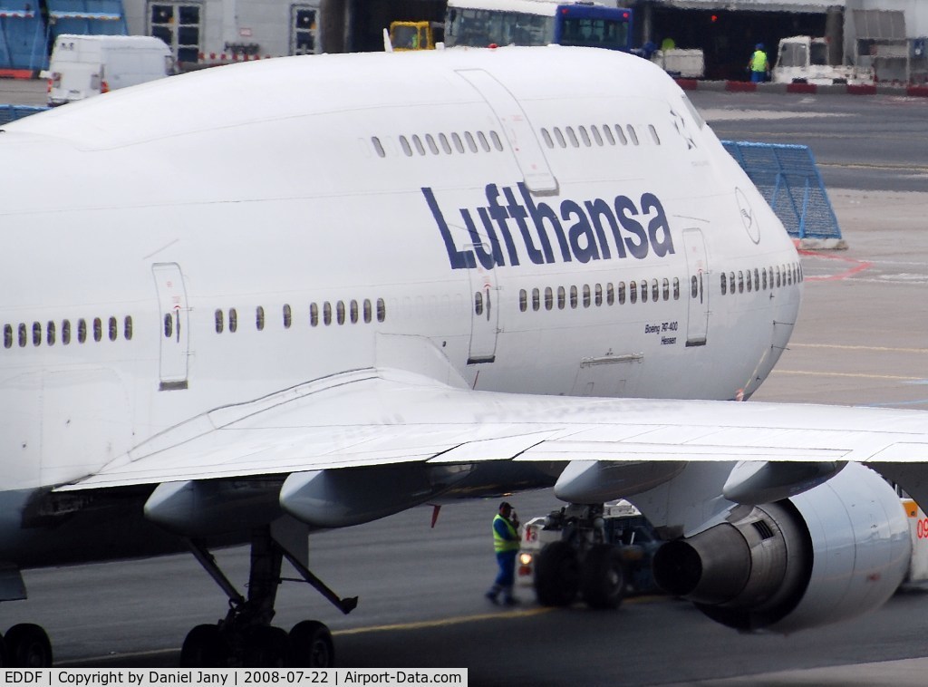 Frankfurt International Airport, Frankfurt am Main Germany (EDDF) - Lufthansa B747-400