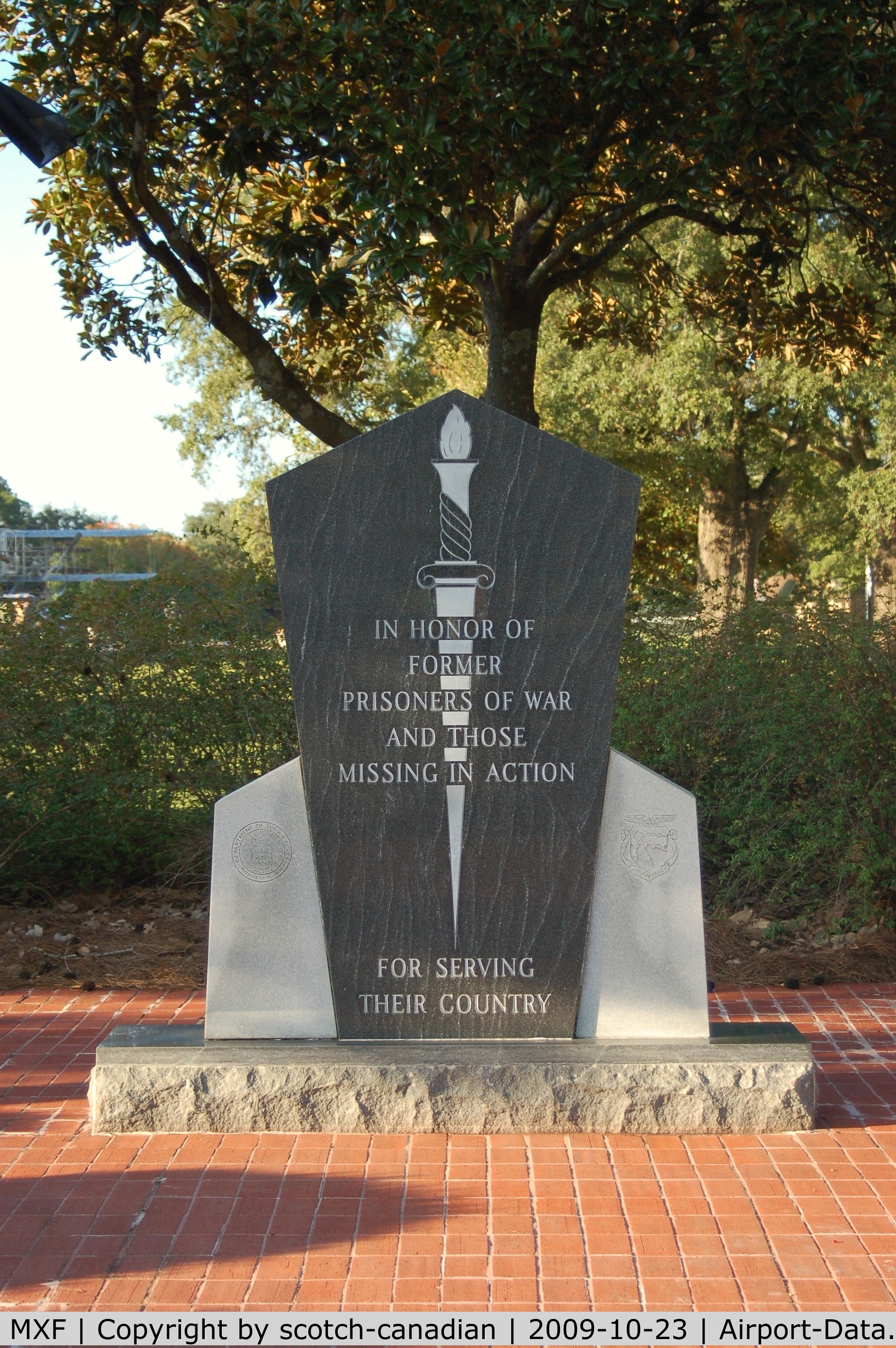 Maxwell Afb Airport (MXF) - Prisoners of War Monument at Maxwell AFB, Montgomery, AL