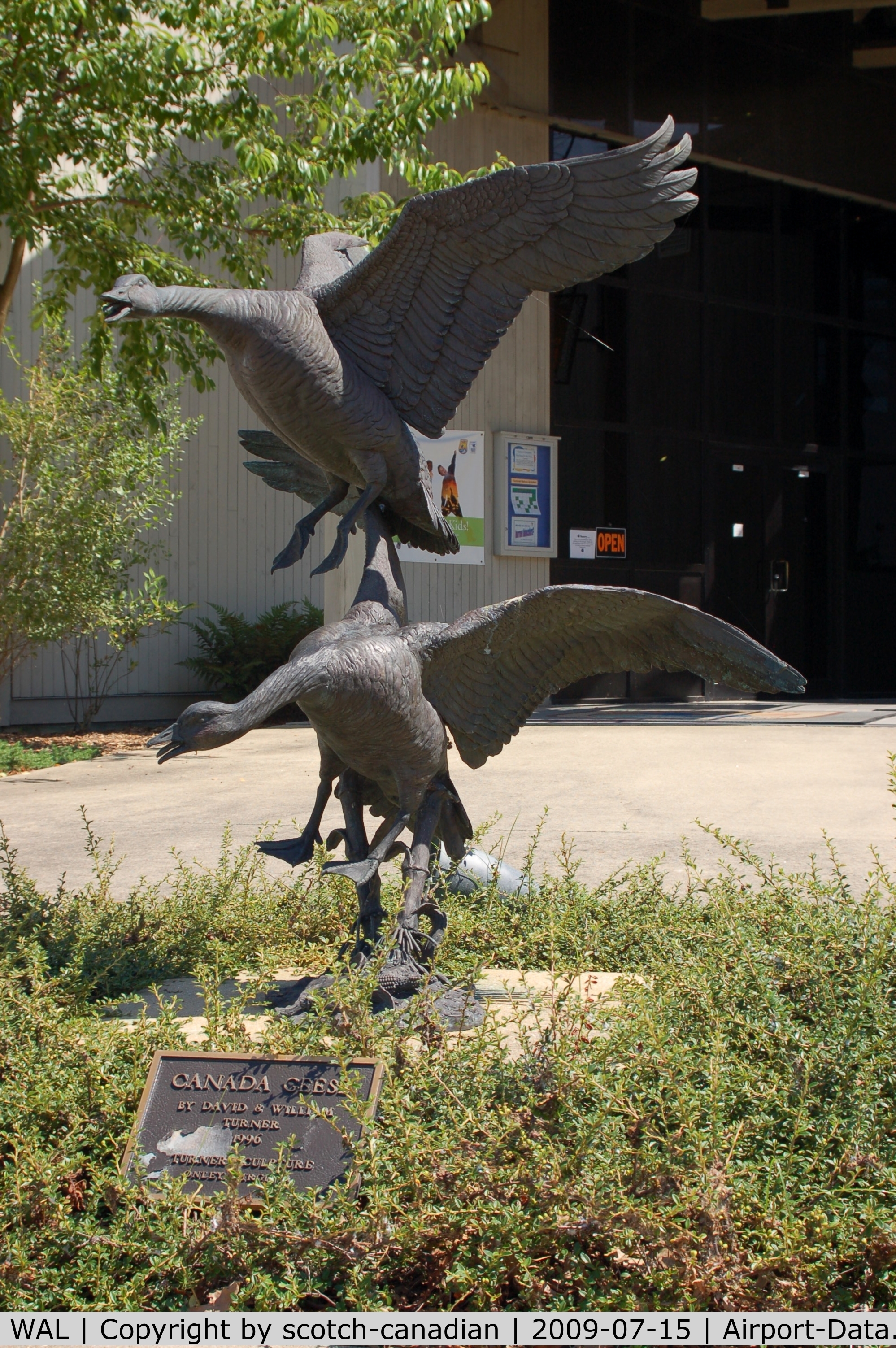 Wallops Flight Facility Airport (WAL) - Sculpture 