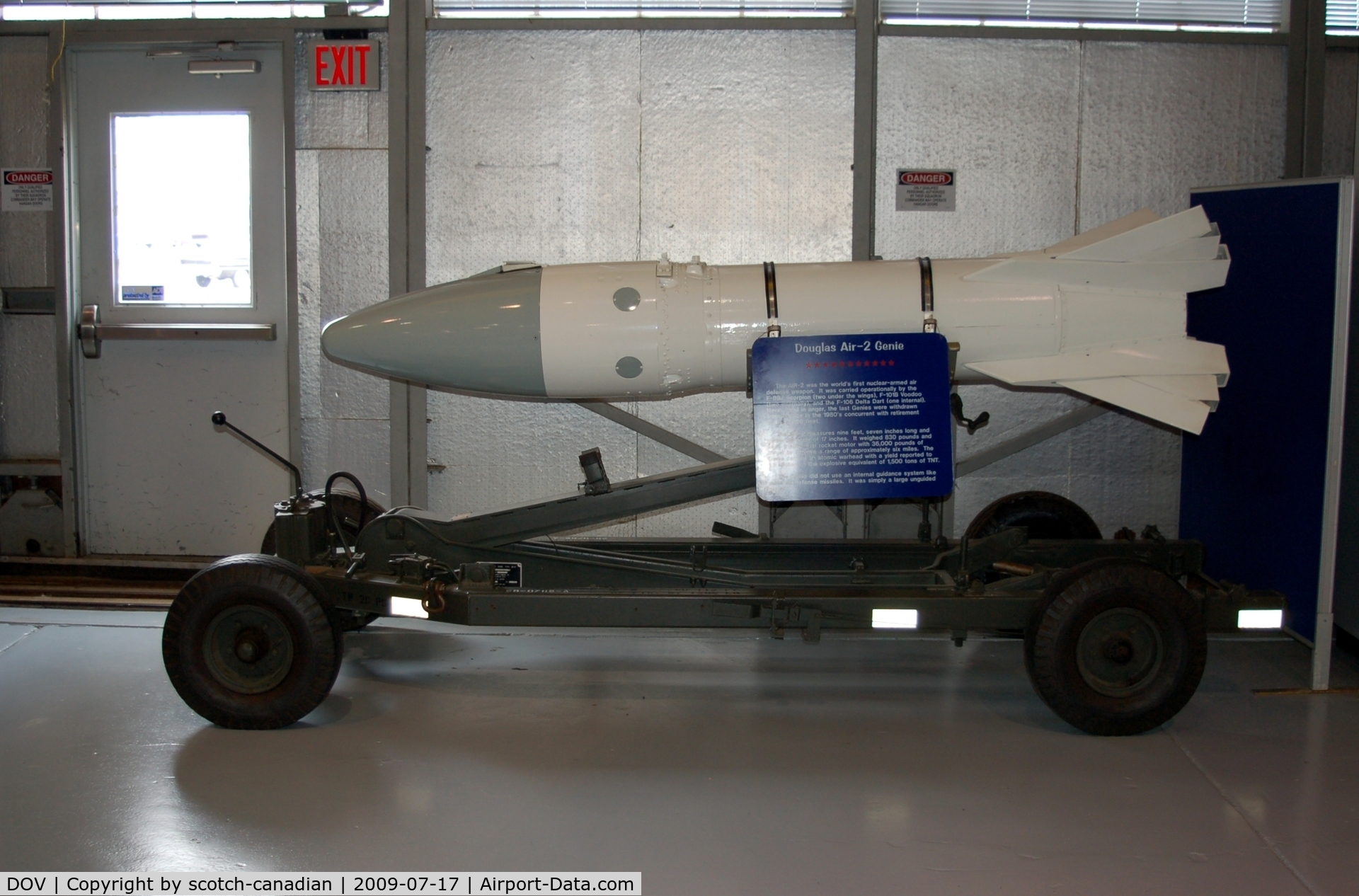 Dover Afb Airport (DOV) - Douglas Air-2 Genie at the Air Mobility Command Museum, Dover AFB, DE