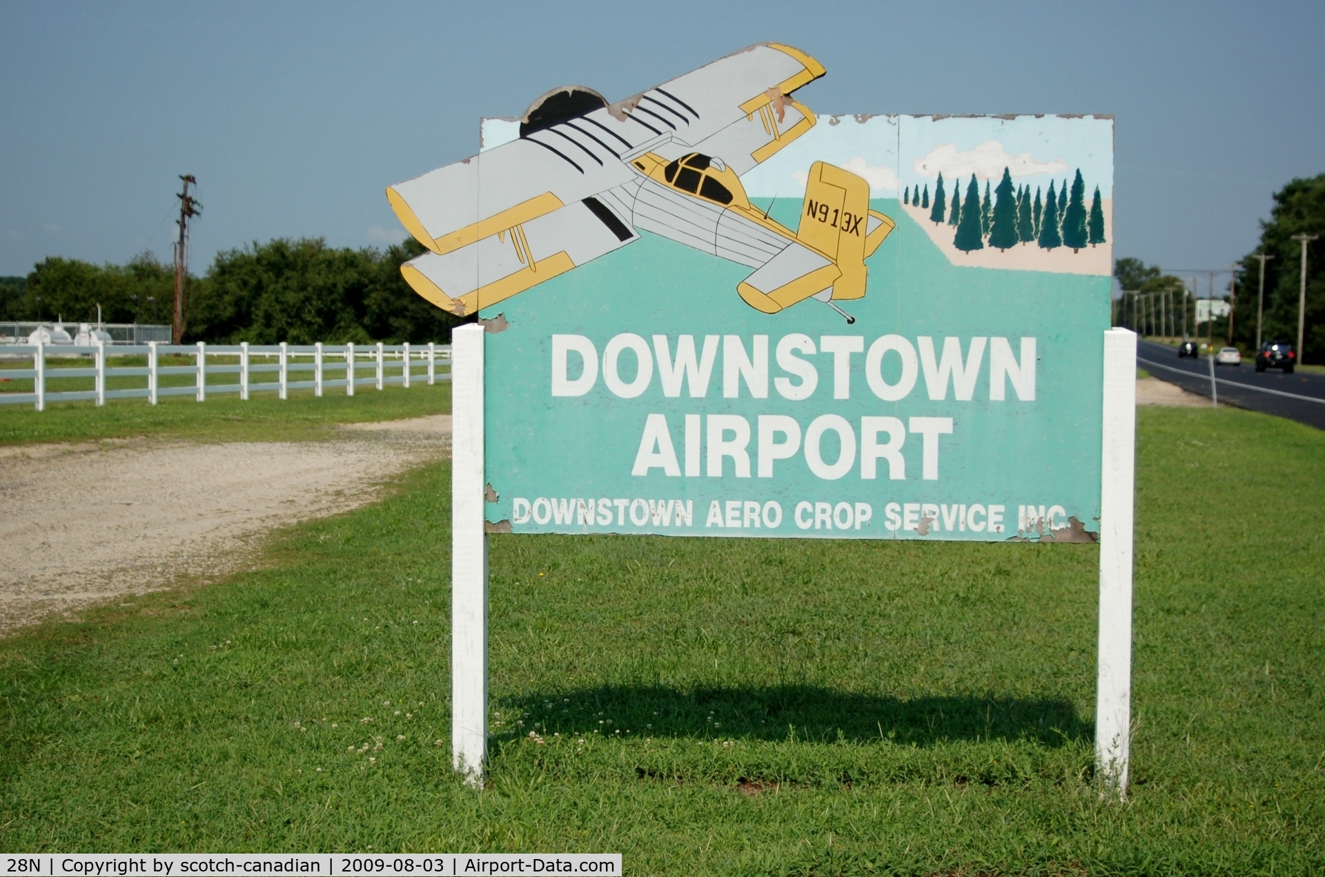Vineland-downstown Airport (28N) - Sign at Vineland-Downstown Airport, Vineland, NJ