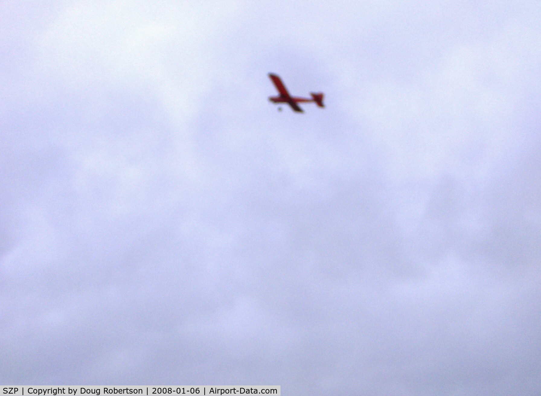 Santa Paula Airport (SZP) - RC drone High Wing Monoplane
