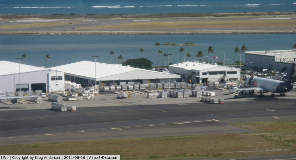 Honolulu International Airport (HNL) - Part of the cargo ramp at PHNL.