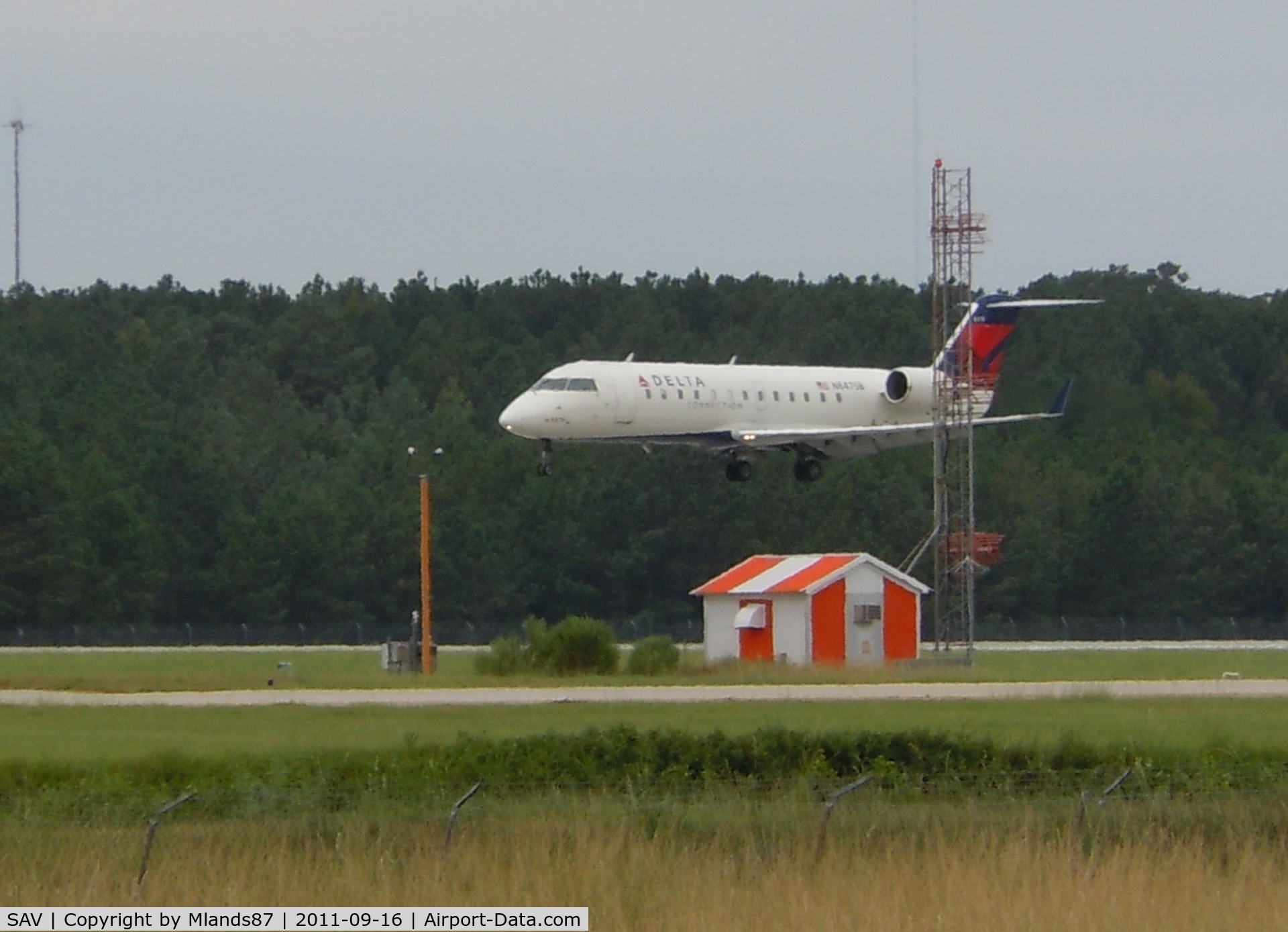 Savannah/hilton Head International Airport (SAV) - Delta CL-600 about there.