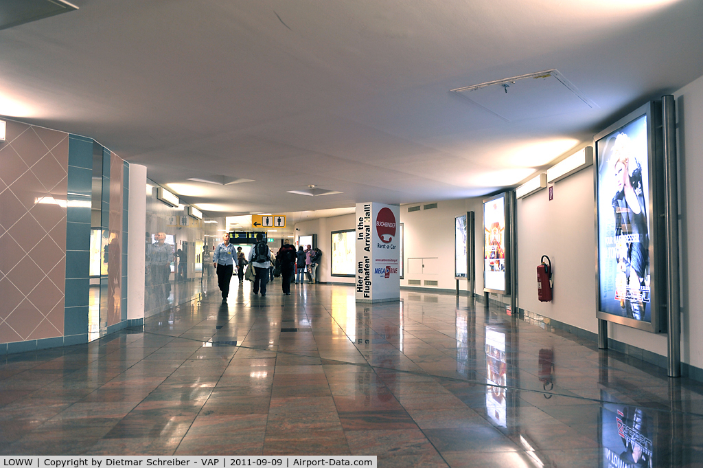 Vienna International Airport, Vienna Austria (LOWW) - Inside the terminal