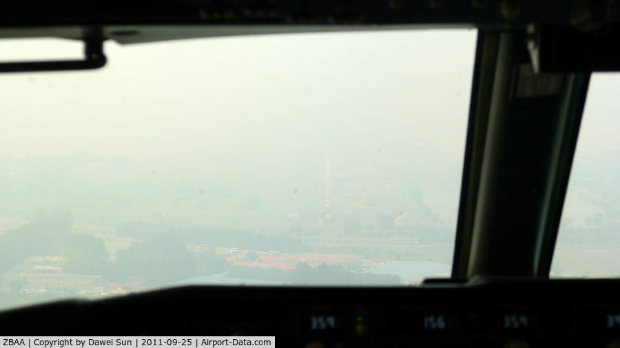 Beijing Capital International Airport, Beijing China (ZBAA) - beijing  haze