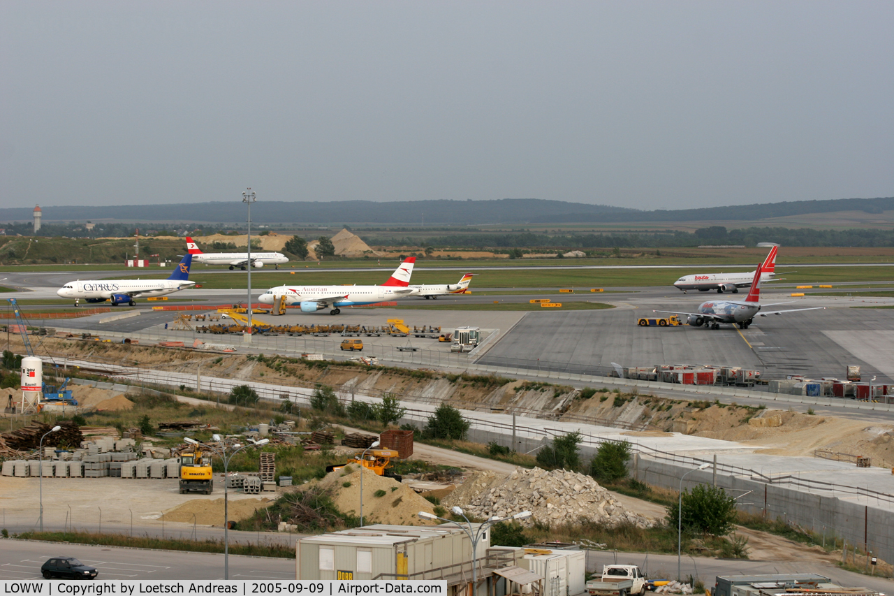 Vienna International Airport, Vienna Austria (LOWW) - works for the railway tunnel on airport