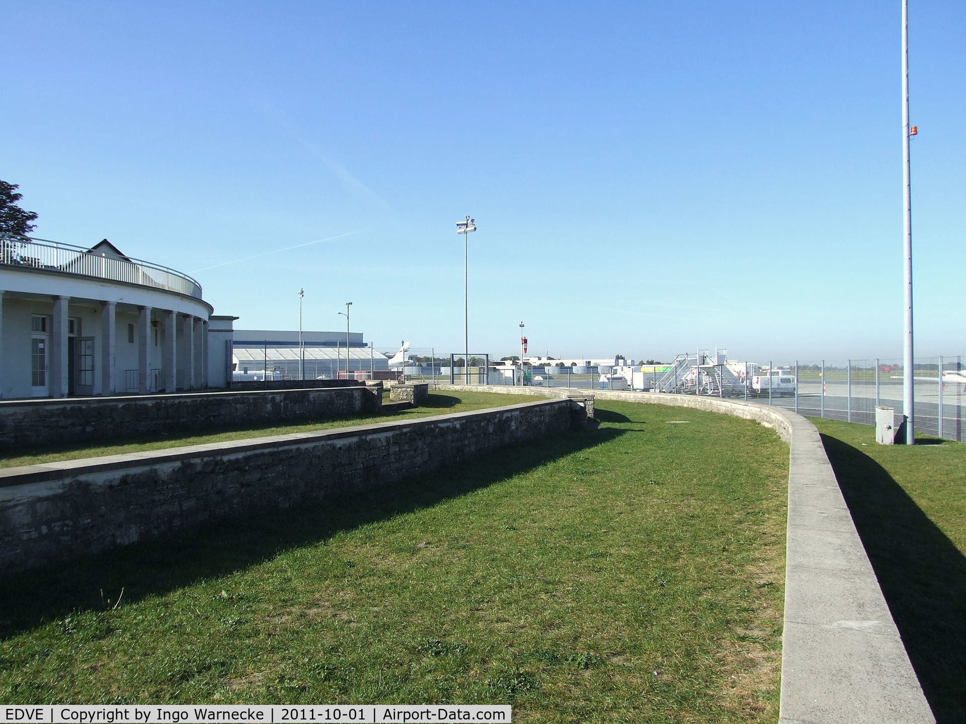 Braunschweig-Wolfsburg Regional Airport, Braunschweig, Lower Saxony Germany (EDVE) - the visitor's terrace at Braunschweig-Waggum airport