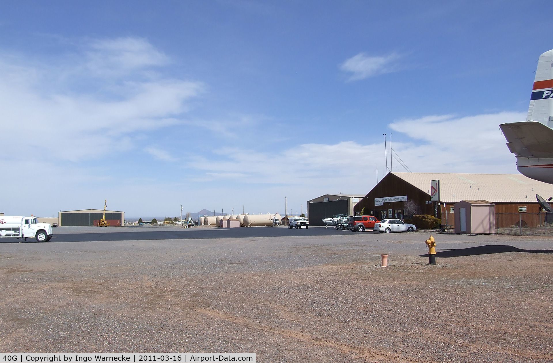 Valle Airport (40G) - looking at Valle airport from the Planes of Fame Museum