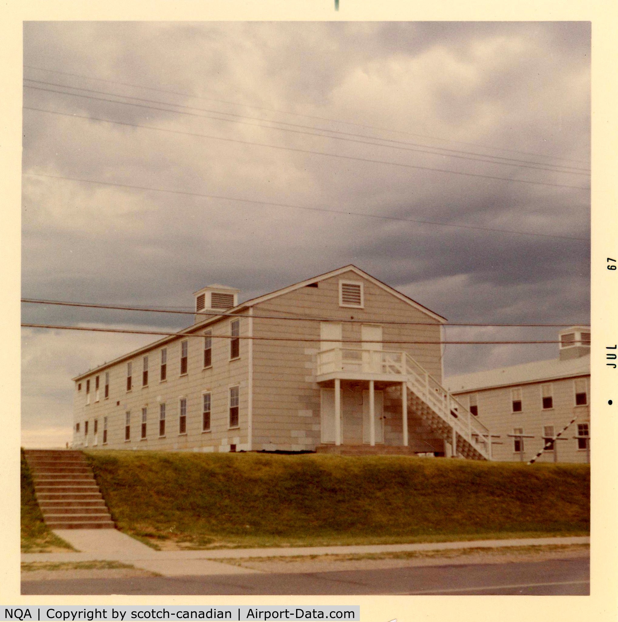 Millington Regional Jetport Airport (NQA) - Barracks at Recruit Training Unit, Naval Air Station - Memphis, Millington, TN - 1967