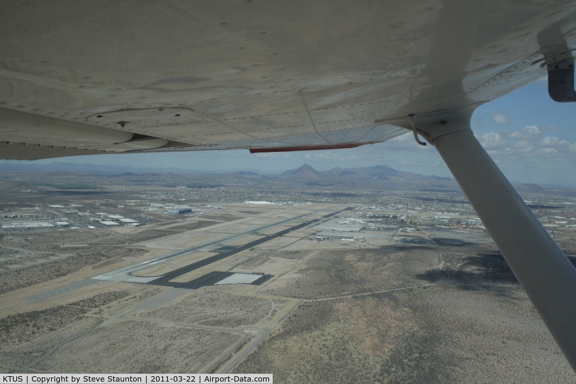 Tucson International Airport (TUS) - Taken at Tucson International Airport, in March 2011 whilst on an Aeroprint Aviation tour. This picture was taken from Cessna 172 N5802J.