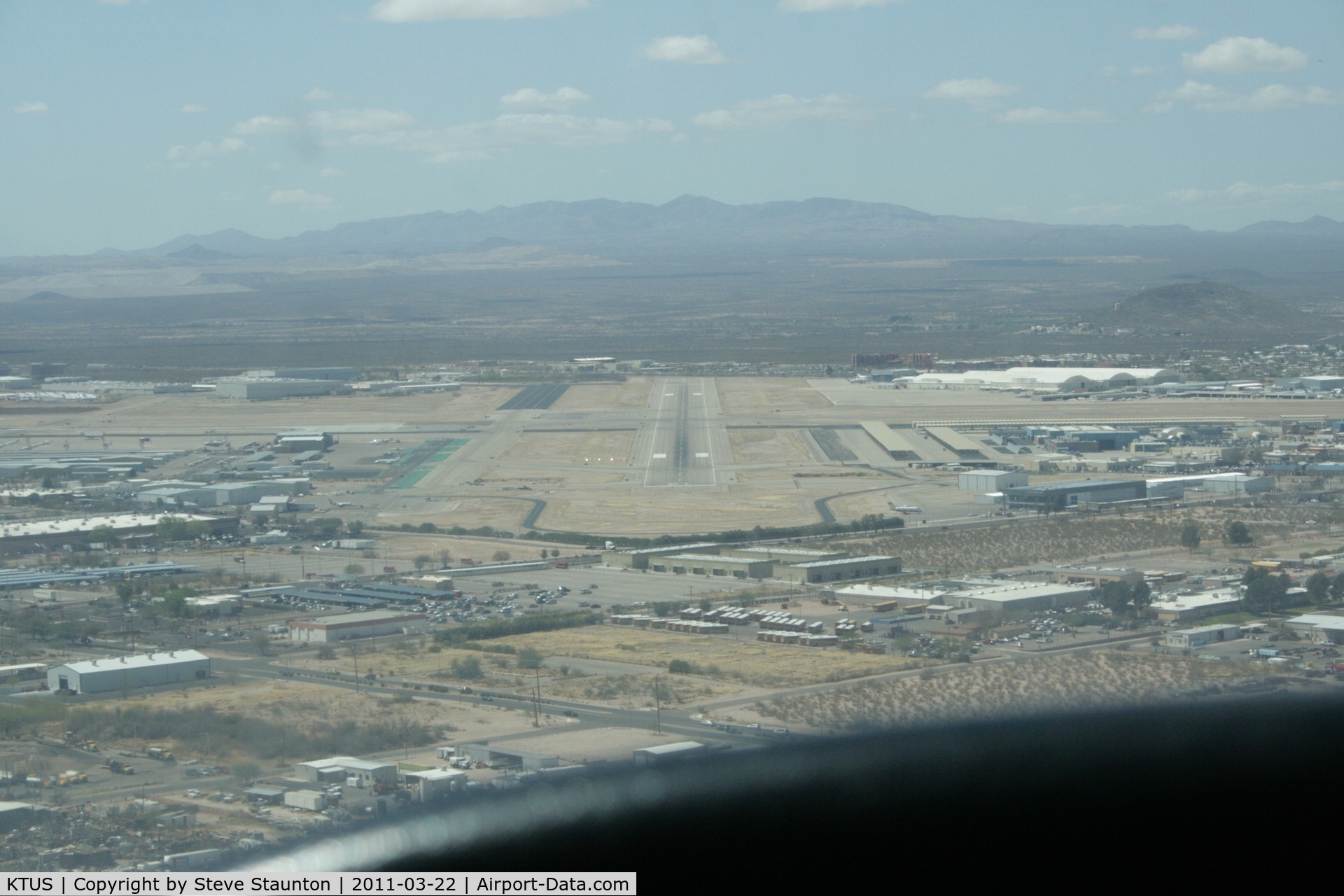 Tucson International Airport (TUS) - Taken at Tucson International Airport, in March 2011 whilst on an Aeroprint Aviation tour. This picture was taken from Cessna 172 N5802J.