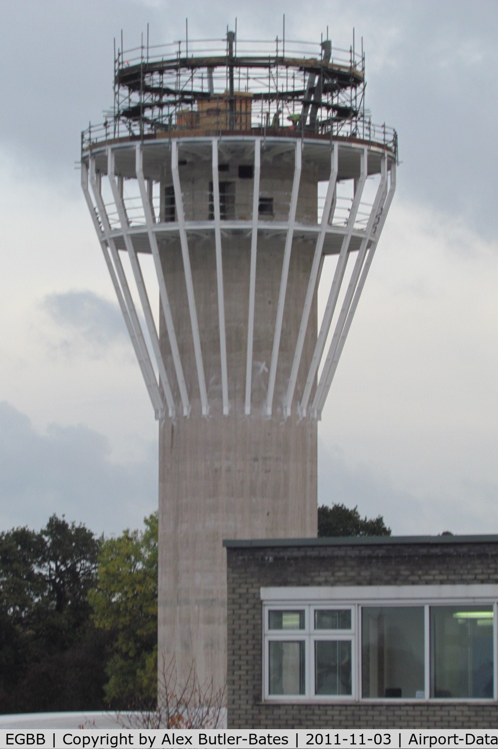 Birmingham International Airport, Birmingham, England United Kingdom (EGBB) - The new tower under contruction