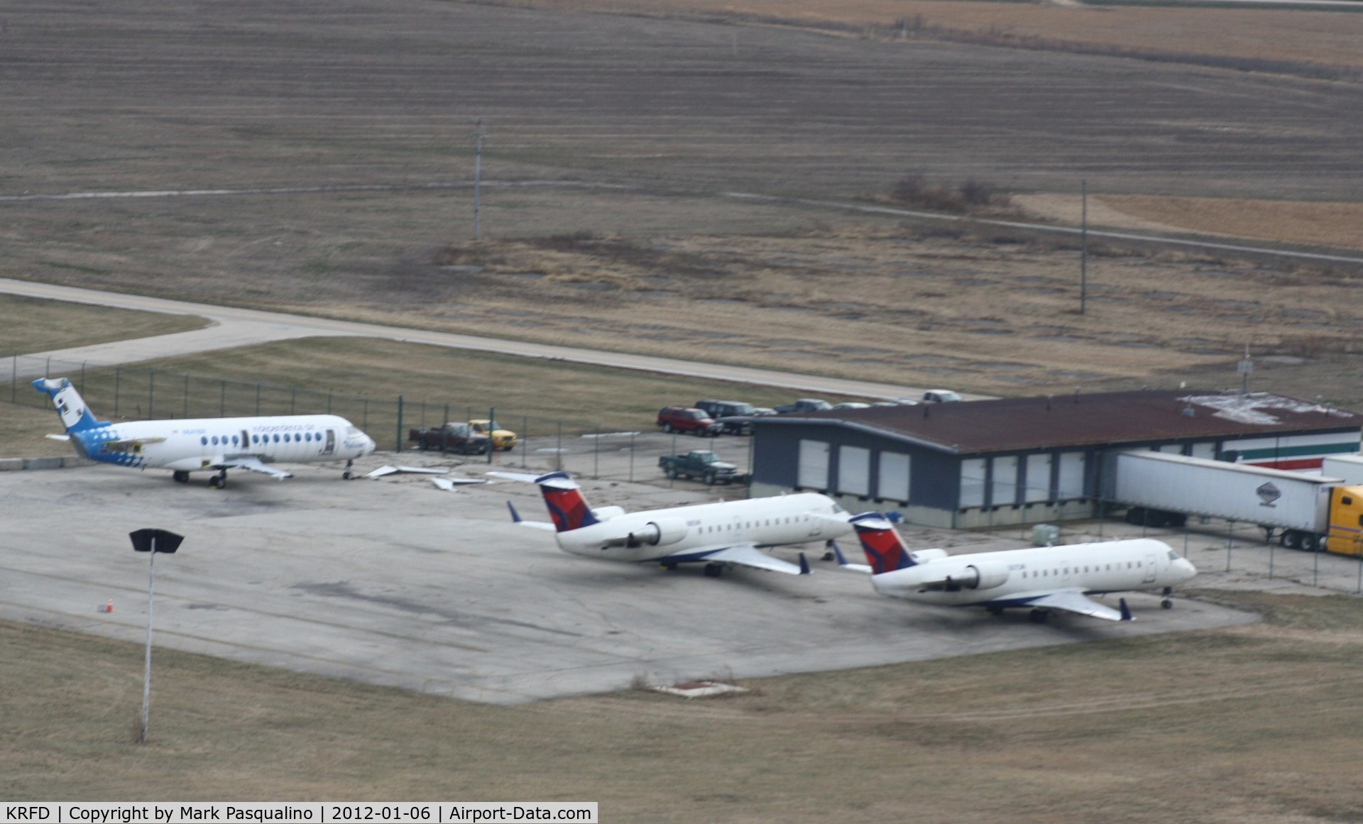 Chicago/rockford International Airport (RFD) - Regional airliners being scrapped
