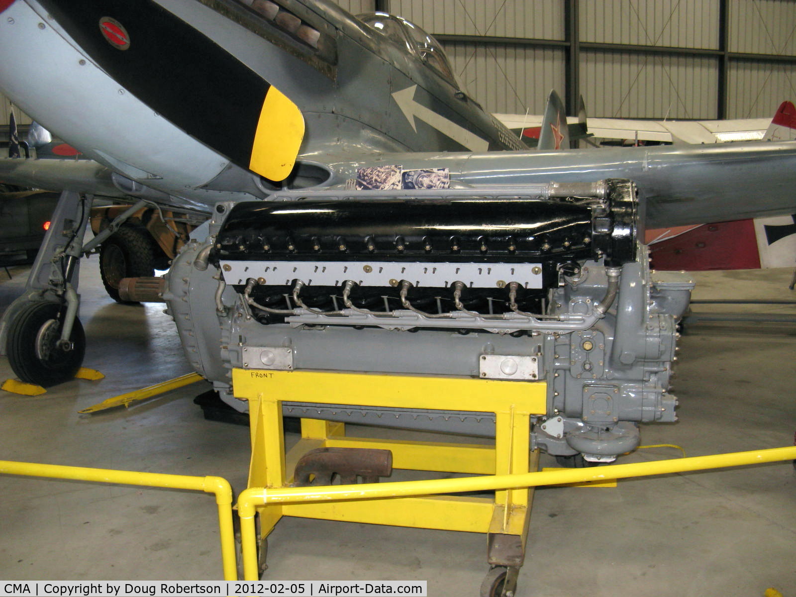 Camarillo Airport (CMA) - Allison V-1710 engine. At CAF Museum.