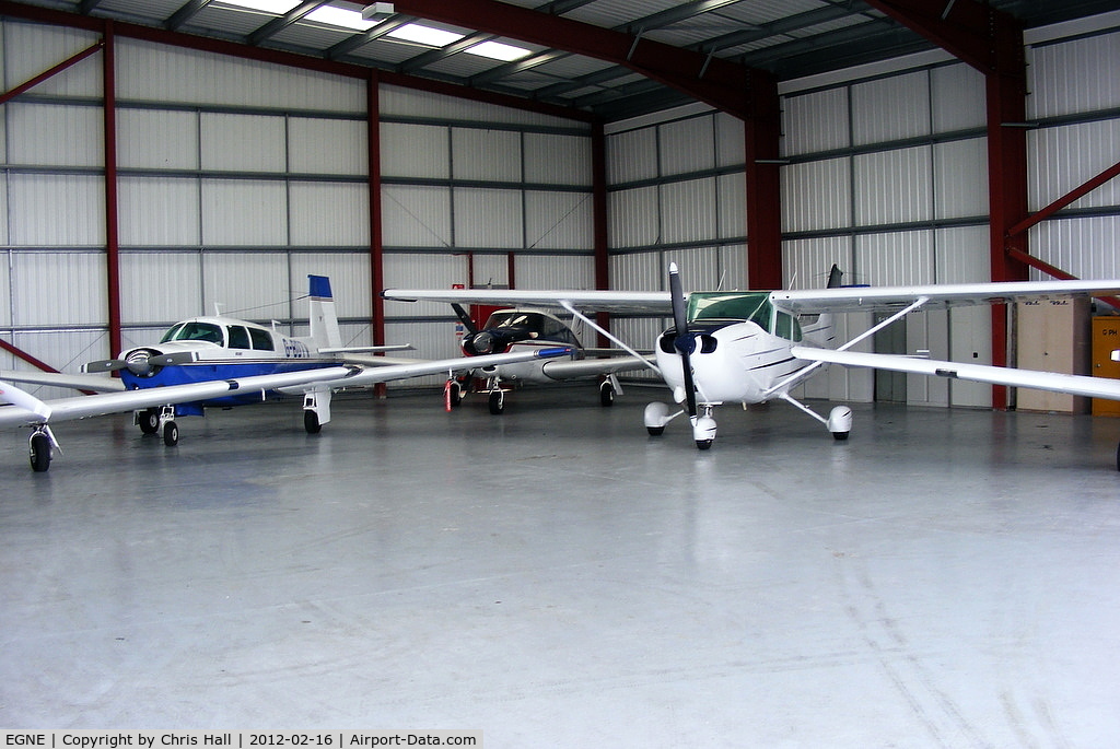 Gamston Airport, Retford, England United Kingdom (EGNE) - immaculately clean hangars at Gamston
