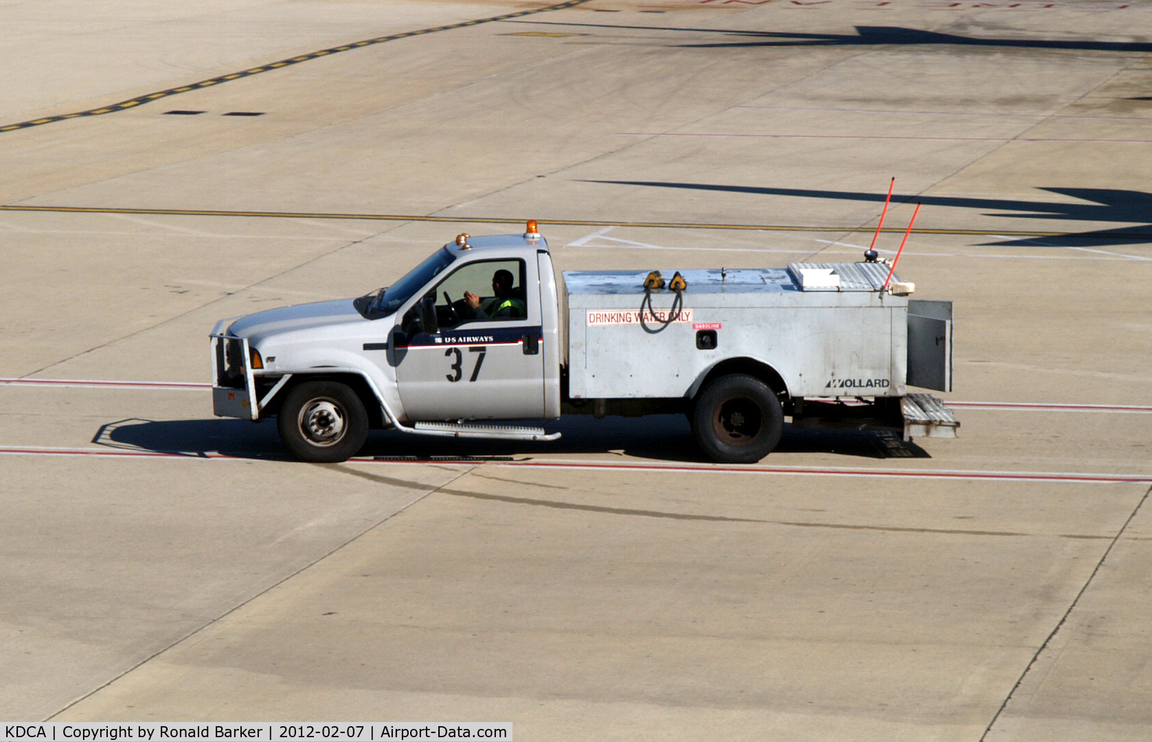 Ronald Reagan Washington National Airport (DCA) - Truck number 37 with drinking water
