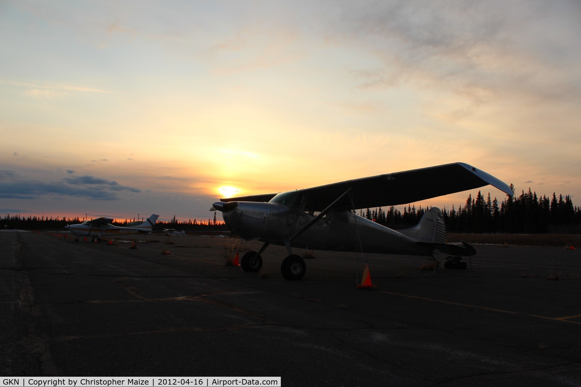 Gulkana Airport (GKN) - Gulkana Sunset