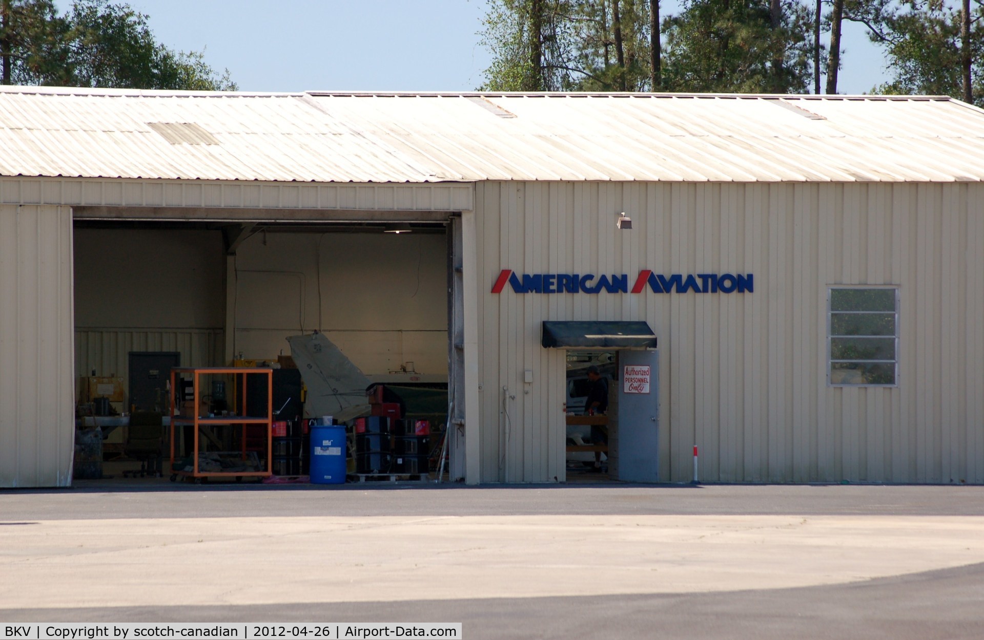 Hernando County Airport (BKV) - American Aviation Hangar at Hernando County Airport, Brooksville, FL  