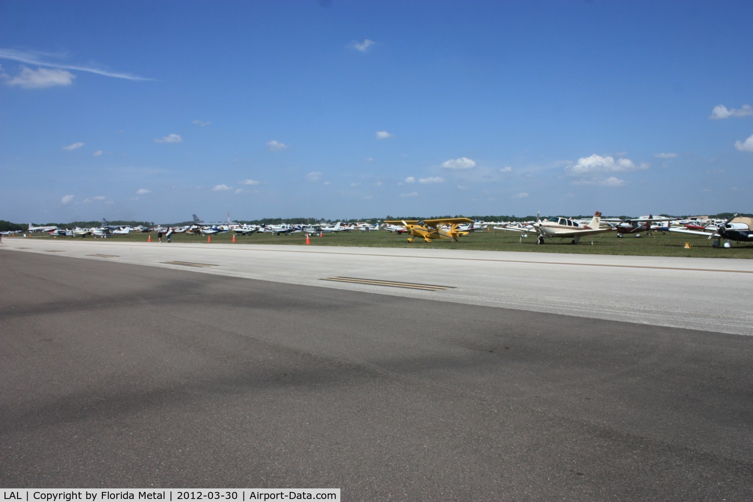 Lakeland Linder Regional Airport (LAL) - Sun N Fun looking west