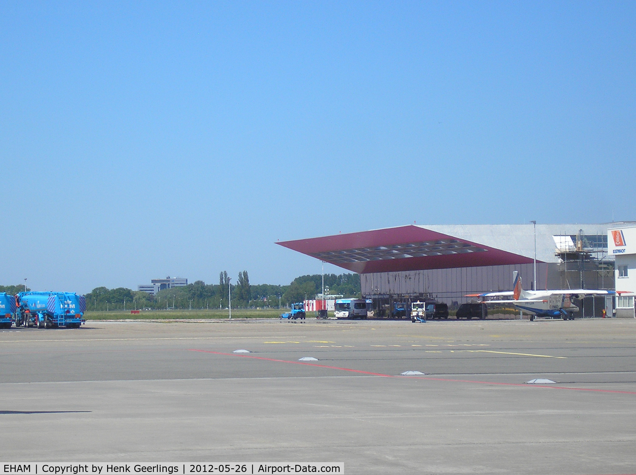 Amsterdam Schiphol Airport, Haarlemmermeer, near Amsterdam Netherlands (EHAM) - KLM Jet Center at Schiphol - East