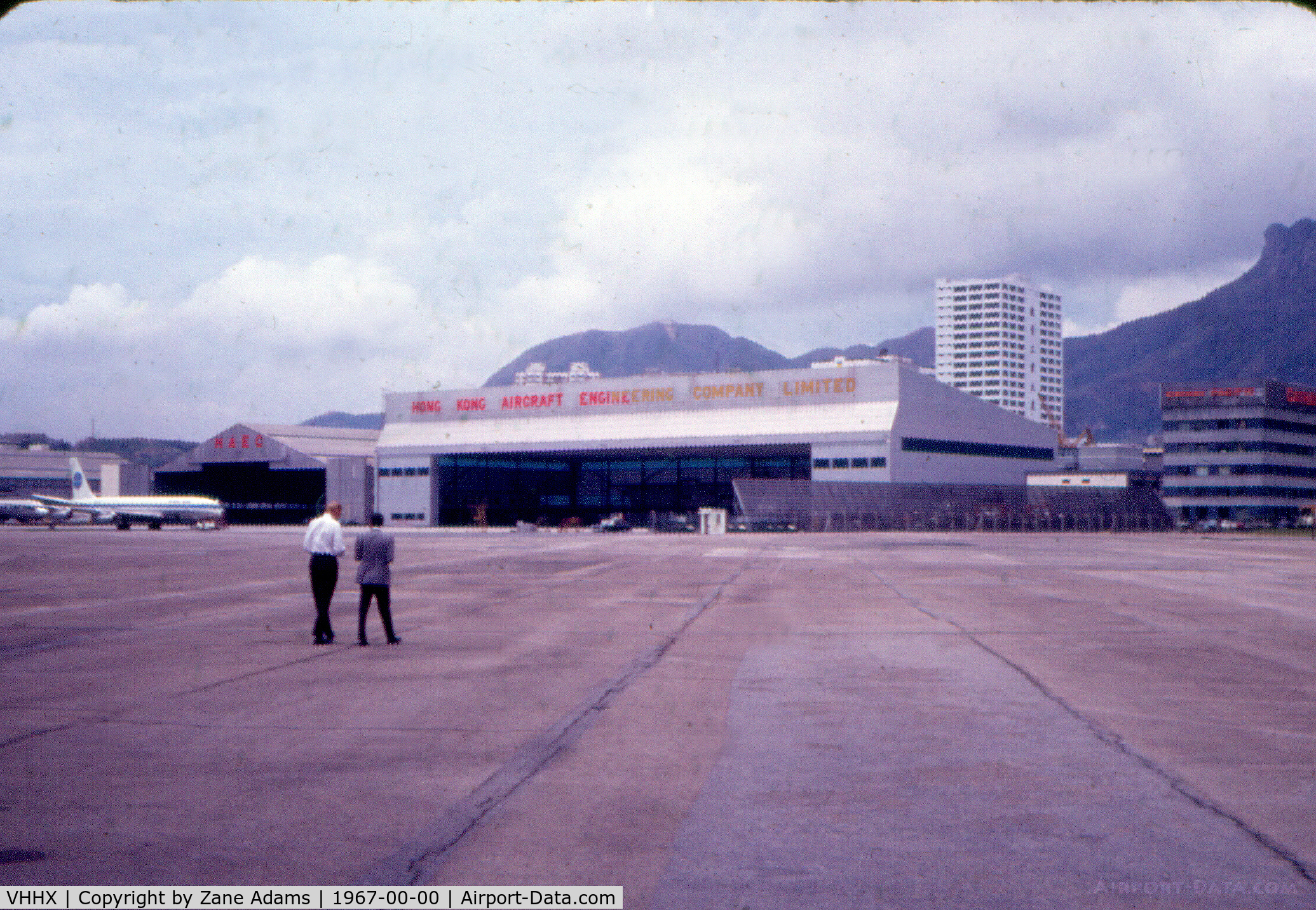 Kai Tak Airport (closed 1998), Kowloon Hong Kong (VHHX) - Photographed in Hong Kong - scanned from a 35mm slide bought at an estate sale