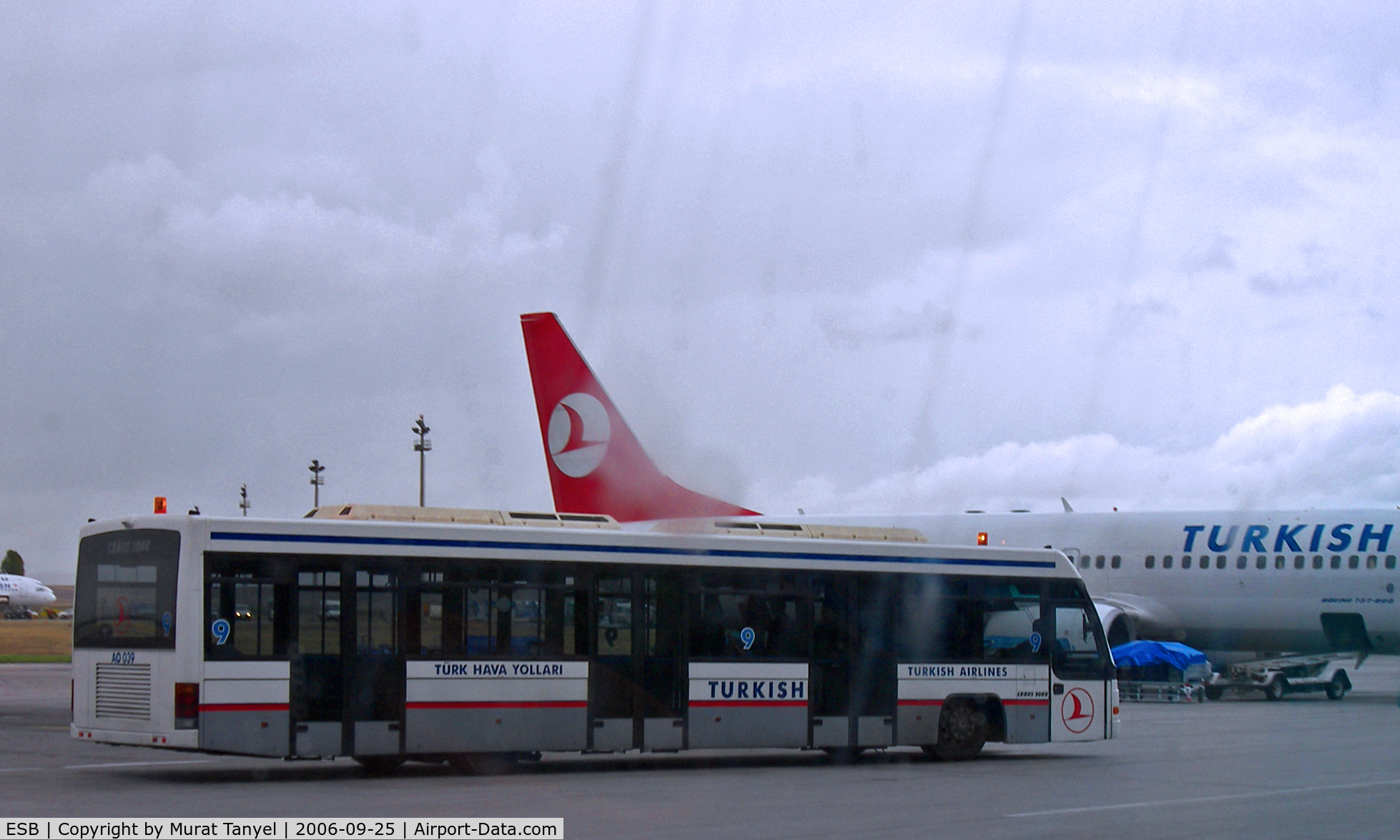 Ankara Esenbo?a International Airport, Ankara Turkey (ESB) - A THY bus taking passengers to their plane