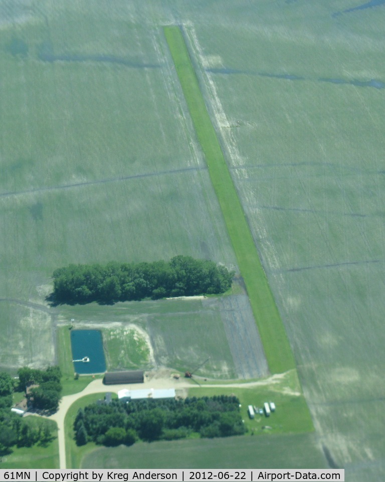 Traverse Air Airport (61MN) - A view of Traverse Air Airport-10 miles north of Wheaton, MN-from 3000'.