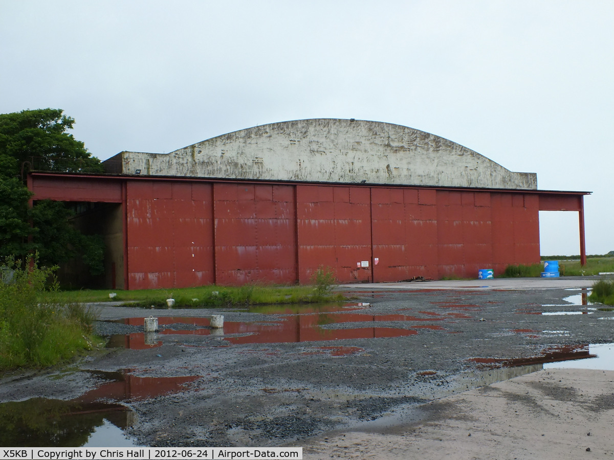 X5KB Airport - RAF Kirkbride Type D Aircraft Storage Shed. 