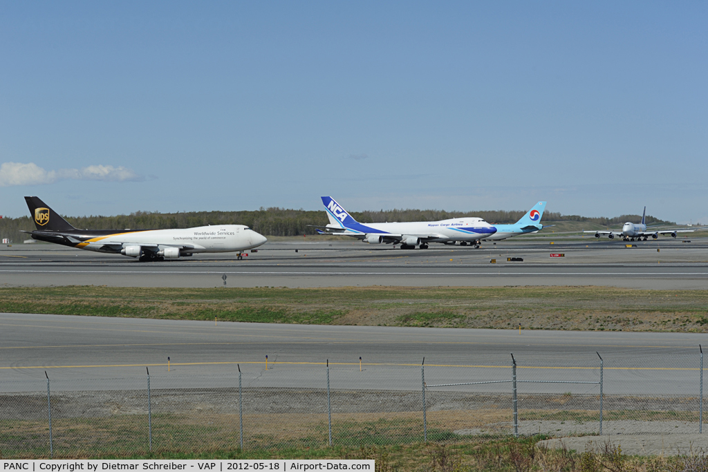 Ted Stevens Anchorage International Airport, Anchorage, Alaska United States (PANC) - Anchorage Airport Boeing 747-400