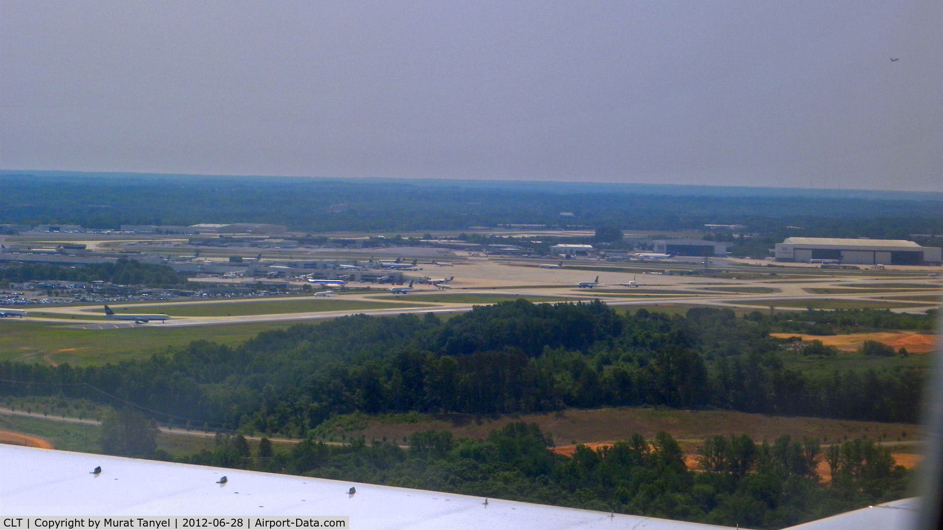 Charlotte/douglas International Airport (CLT) - About to touch down at CLT
