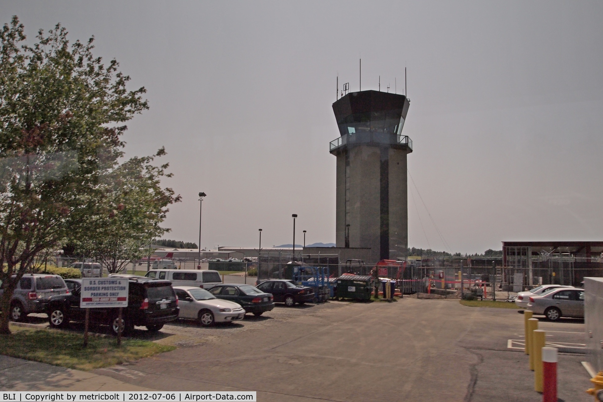 Bellingham International Airport (BLI) - Bellingham Airport Control tower