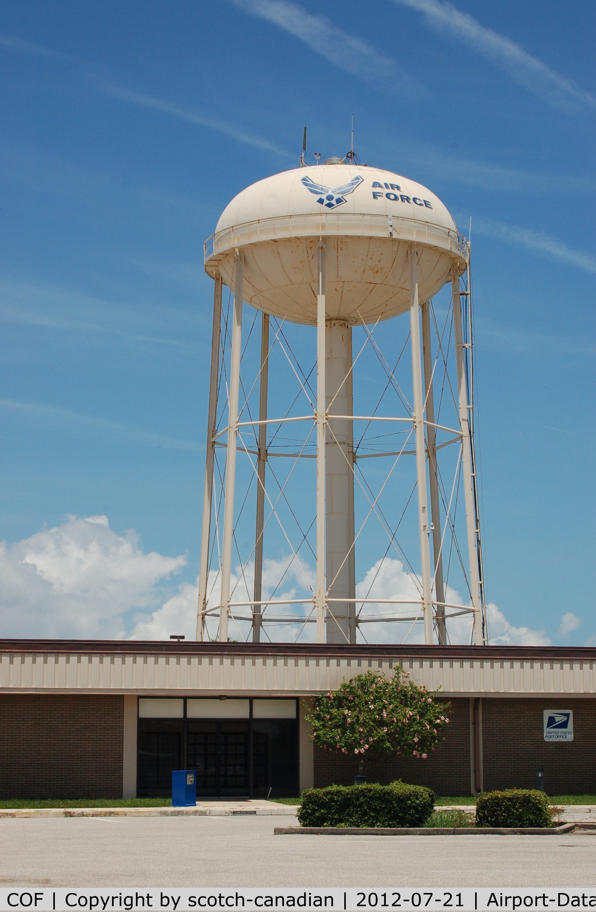 Patrick Afb Airport (COF) - Water Tank at Patrick Air Force Base, FL