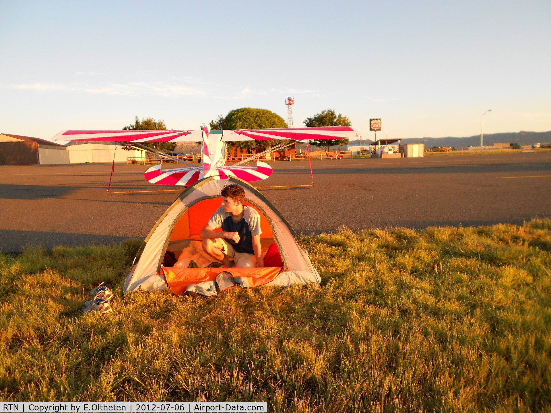 Raton Muni/crews Field Airport (RTN) - Camping out with N571SA on the airfield at Raton 