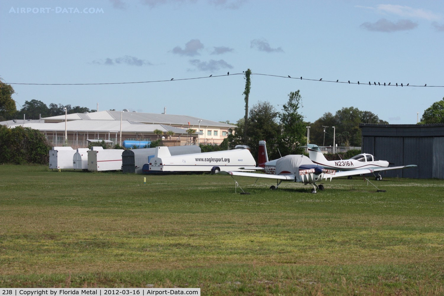 Pierson Municipal Airport (2J8) - Airport so small it doesn't have any buildings, just a few glider trailers