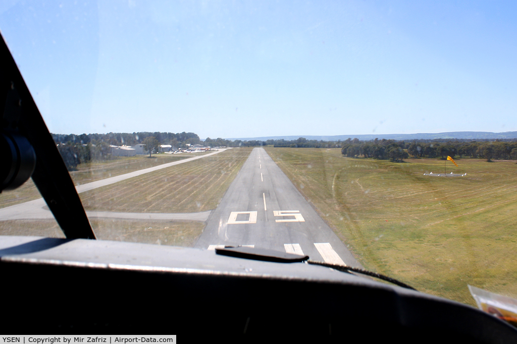 YSEN Airport - Landing runway 05, Serpentine Airfield, Western Australia