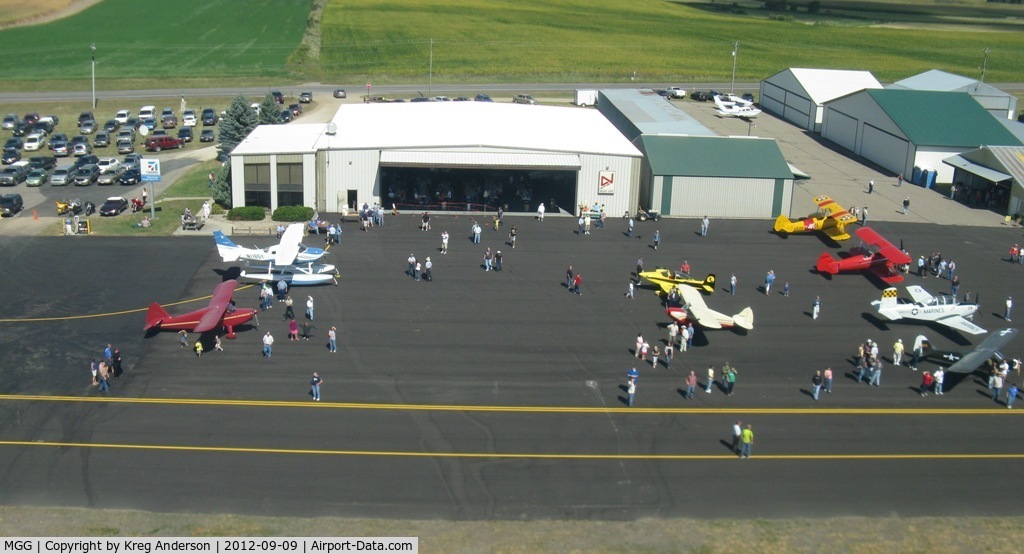 Maple Lake Municipal Airport (MGG) - Departing the 2012 Maple Lake Fly-in