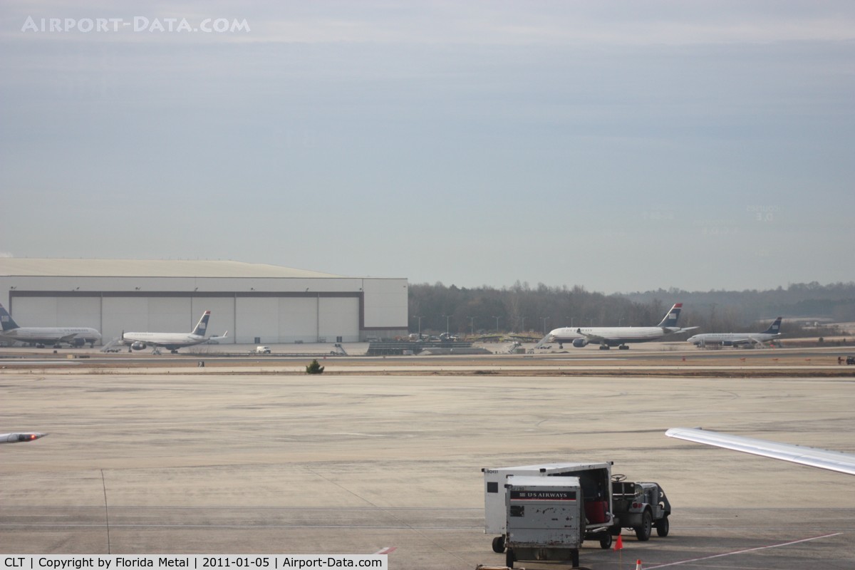 Charlotte/douglas International Airport (CLT) - US Airways Maintenance hangar at Charlotte