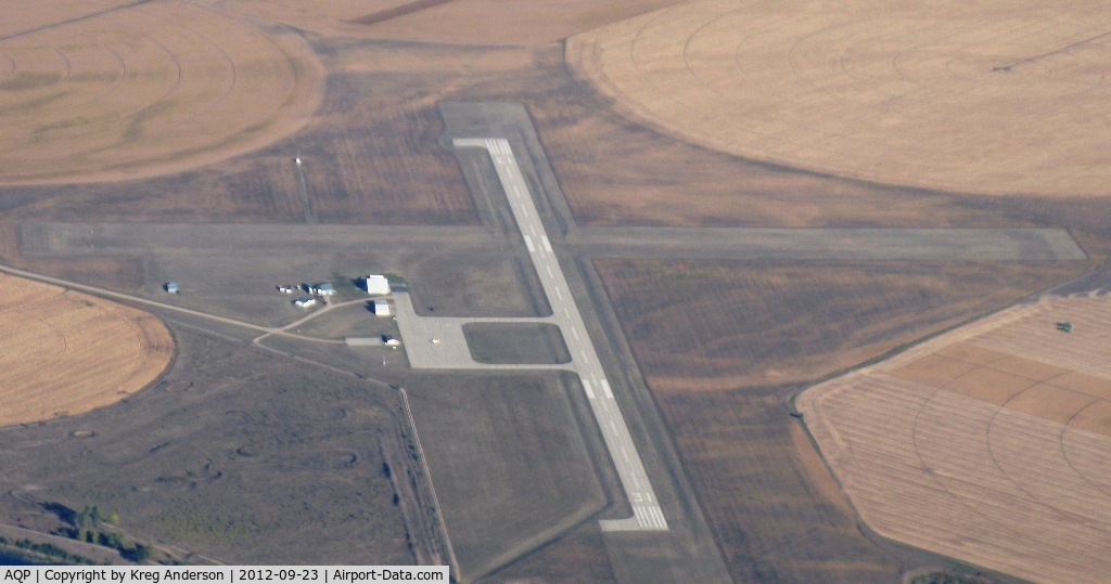Appleton Municipal Airport (AQP) - Appleton Municipal Airport in Appleton, MN from 6500 ft.