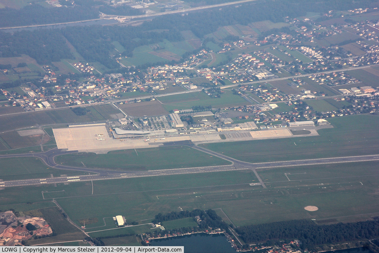 Graz Airport, Graz Austria (LOWG) - Thalerhof von oben