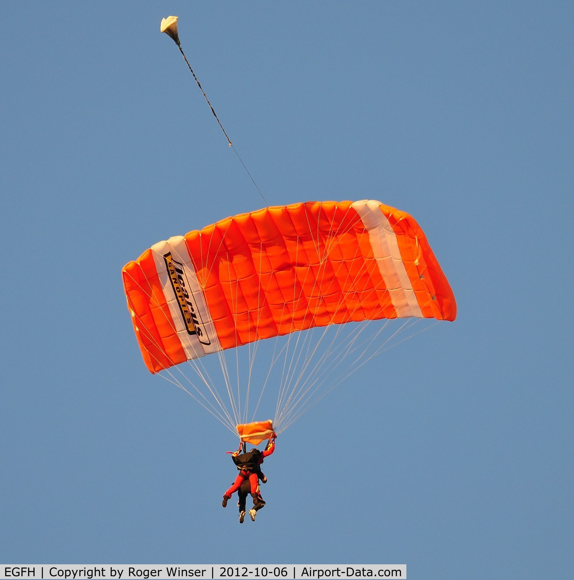 Swansea Airport, Swansea, Wales United Kingdom (EGFH) - Tandem skydive for charity with Skydive Swansea.