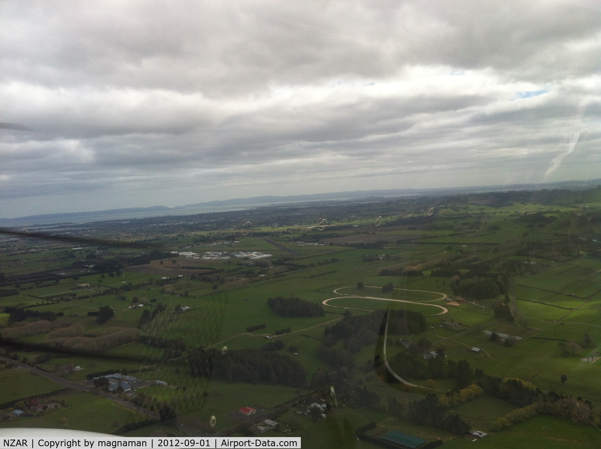 Ardmore Airport, Auckland New Zealand (NZAR) - Just about coming downwind for finals.