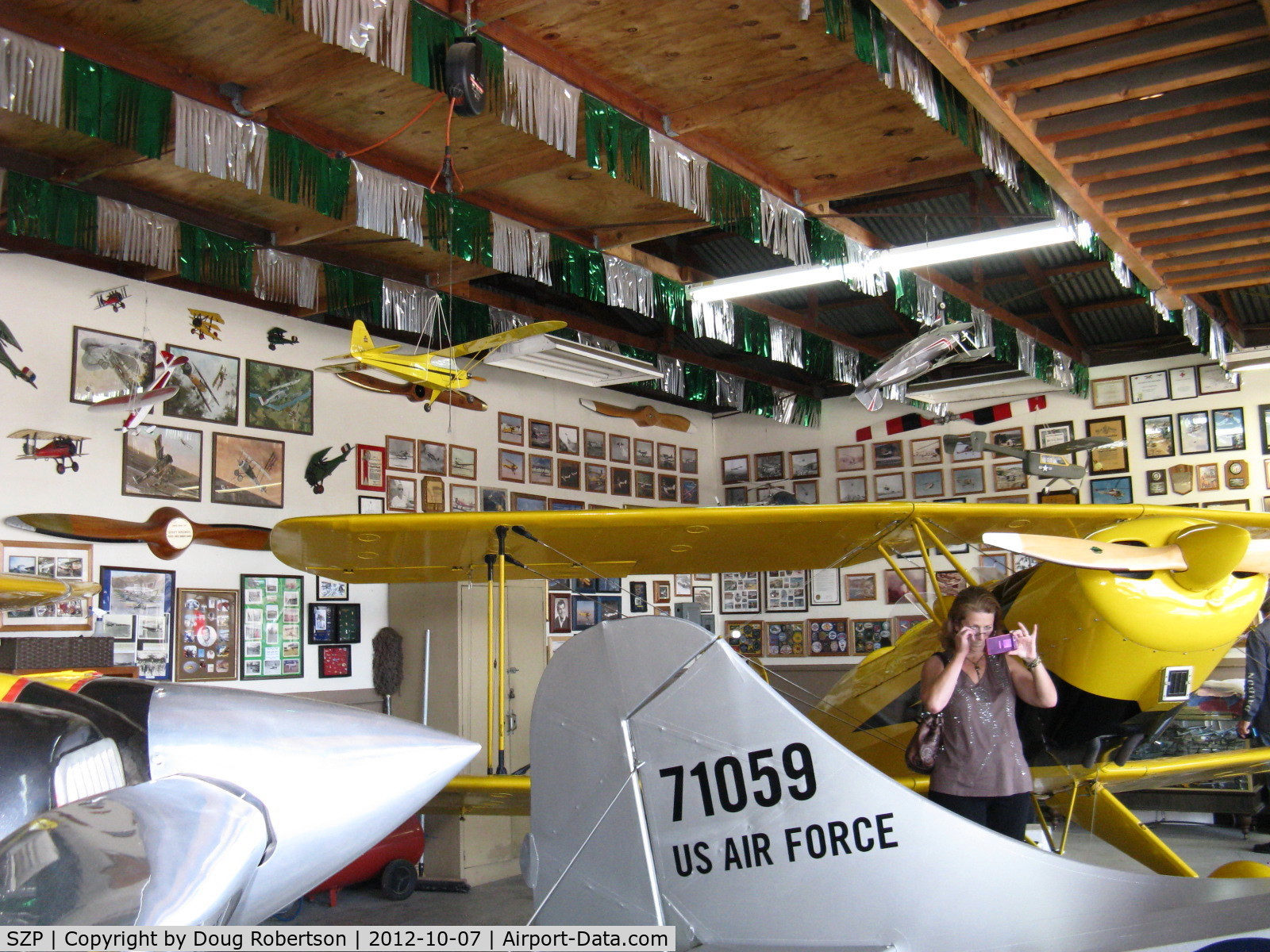 Santa Paula Airport (SZP) - Aviation Museum of Santa Paula. The Quinn Museum Hangar. Home of N1017U 1939 Bucker Jungmann C.A.S.A. 1.131 .