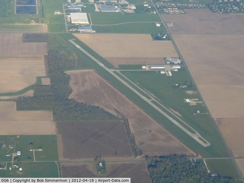 Williams County Airport (0G6) - Looking west at 4500'