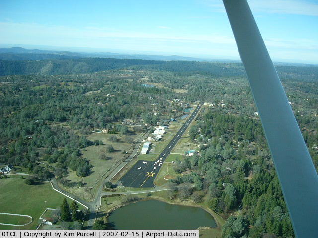 Swansboro Country Airport (01CL) - Swansboro is a restricted use airport which requires prior permission for landing. This photo is on crosswind about to turn downwind for 9 which is the primary landing runway.