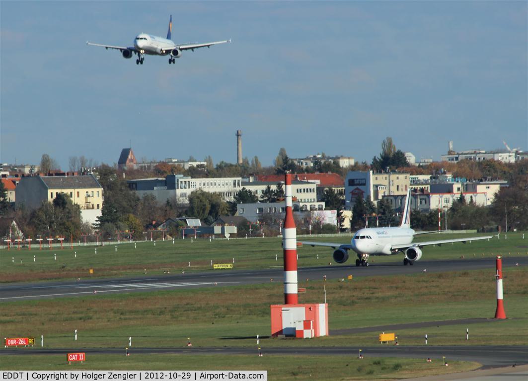 Tegel International Airport (closing in 2011), Berlin Germany (EDDT) - Inbound outbound on runways 26......