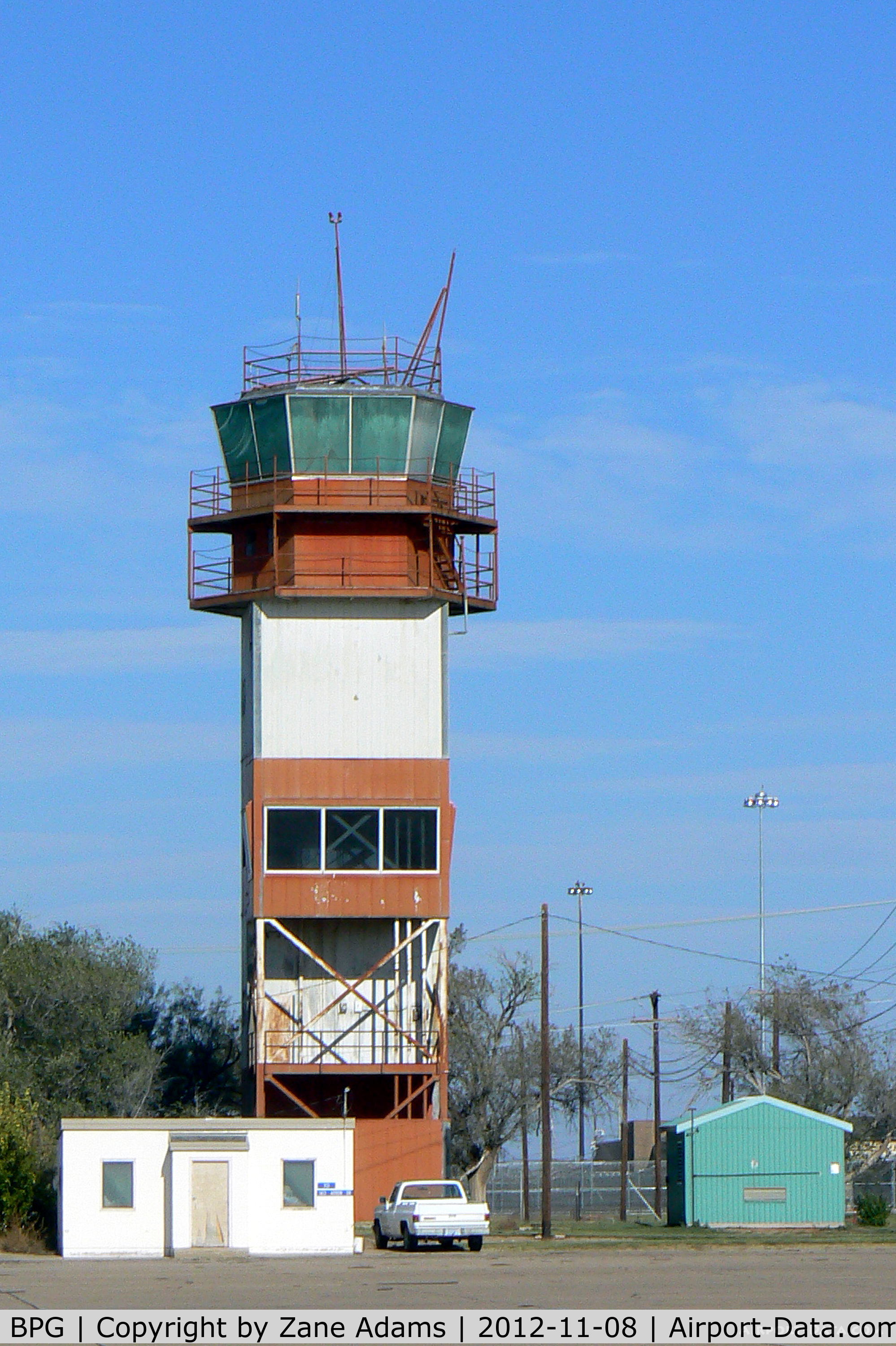 Big Spring Mc Mahon-wrinkle Airport (BPG) - The old Webb Air Force Base tower at Big Spring, TX