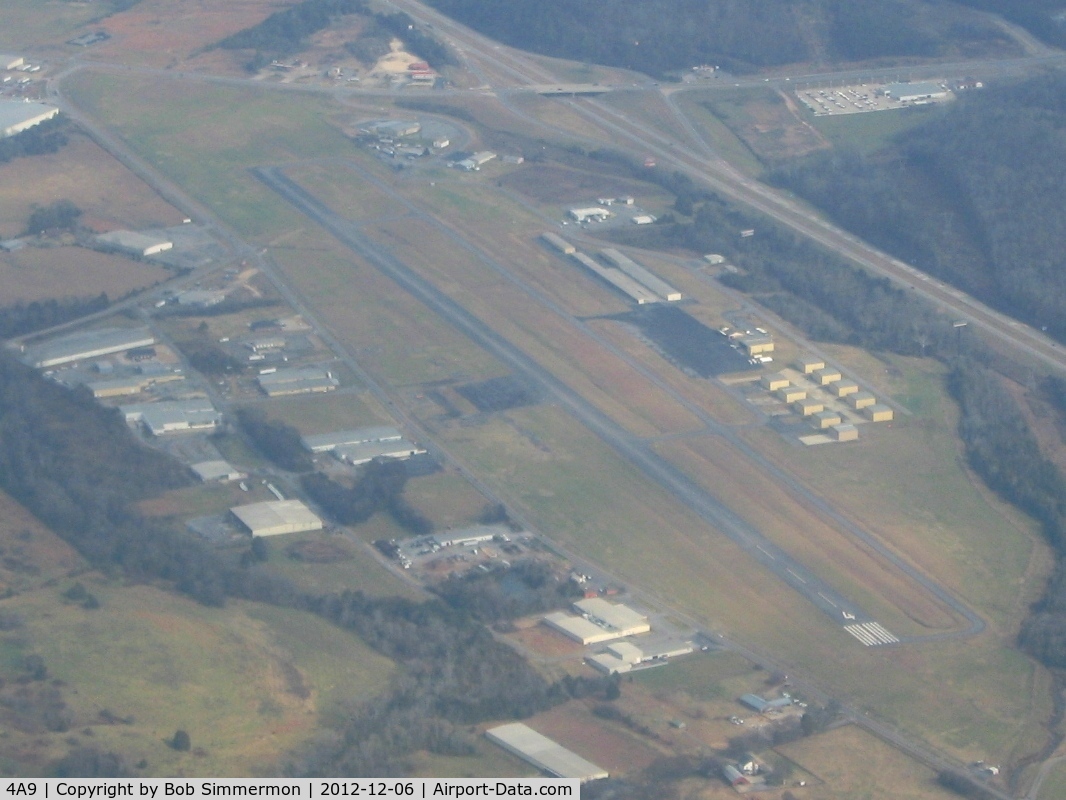 Isbell Field Airport (4A9) - Looking NE from 6000'