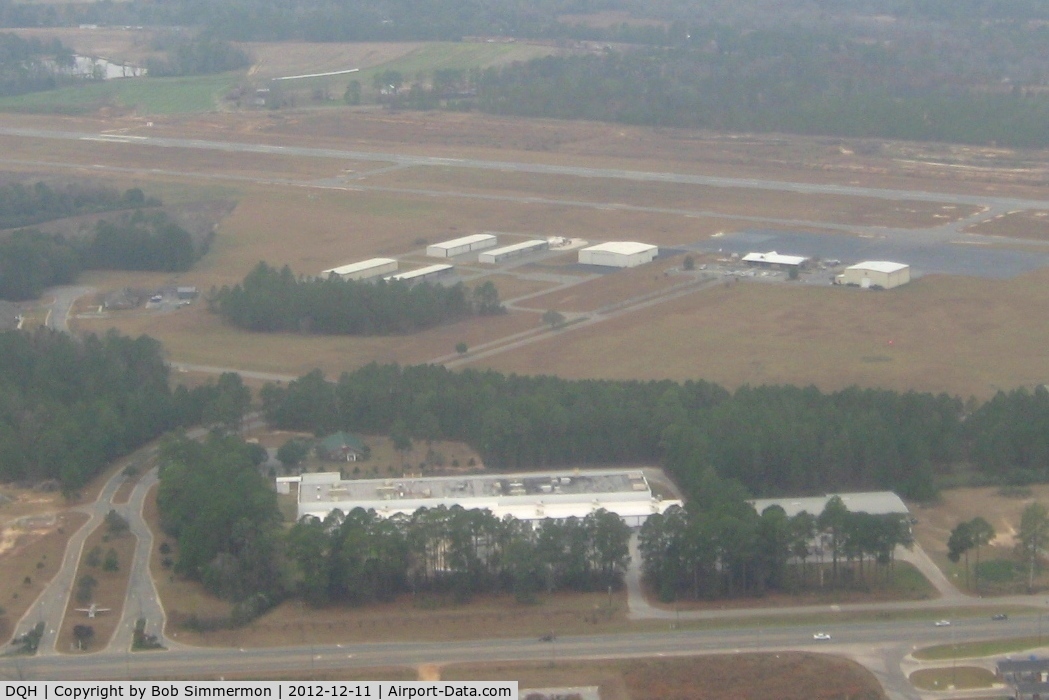 Douglas Municipal Airport (DQH) - Looking west
